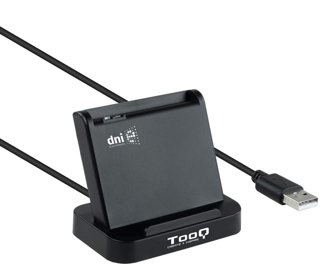 Dnie Smart Card Reader Vision Usb Schwarz Tooq Tqr-220b