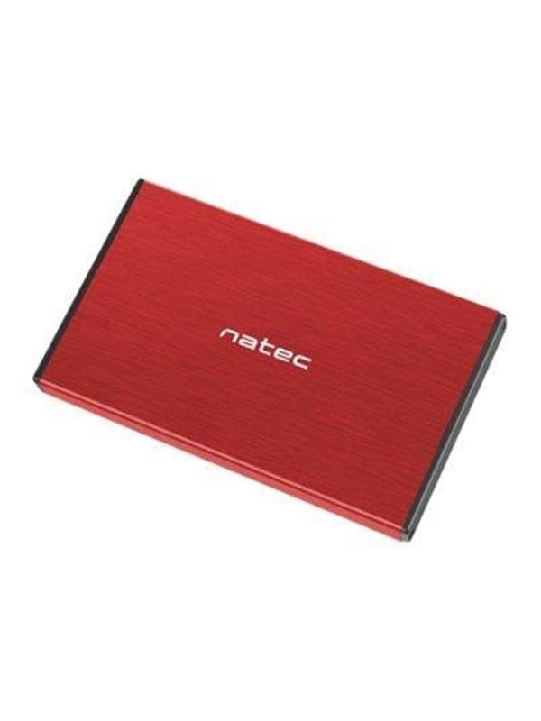 Natec Rhino Go Usb 3.0 2,5" Sata Hdd/ssd-gehäuse, Rot