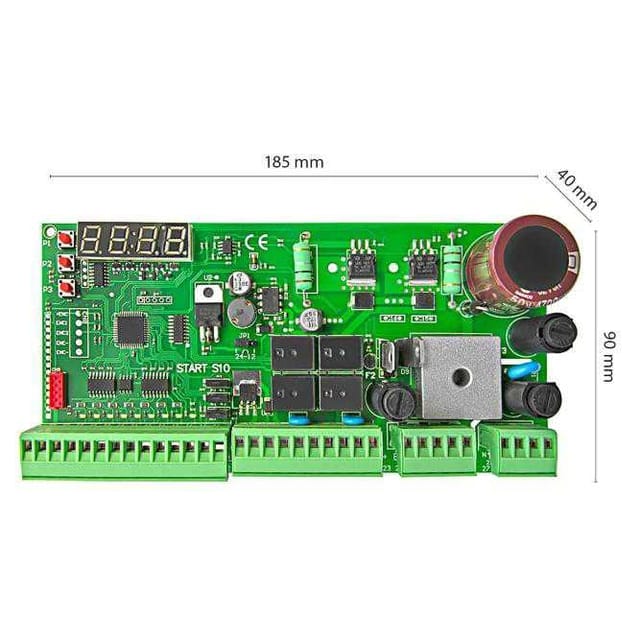 Nologo Start-s10 12v 24v Centrale Scheda Quadro Comando Per 1-2 Motori Cancello