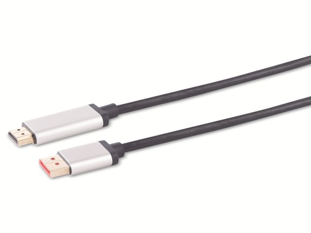 S-impuls Displayport-adapterkabel, Hdmi-a, 2 M