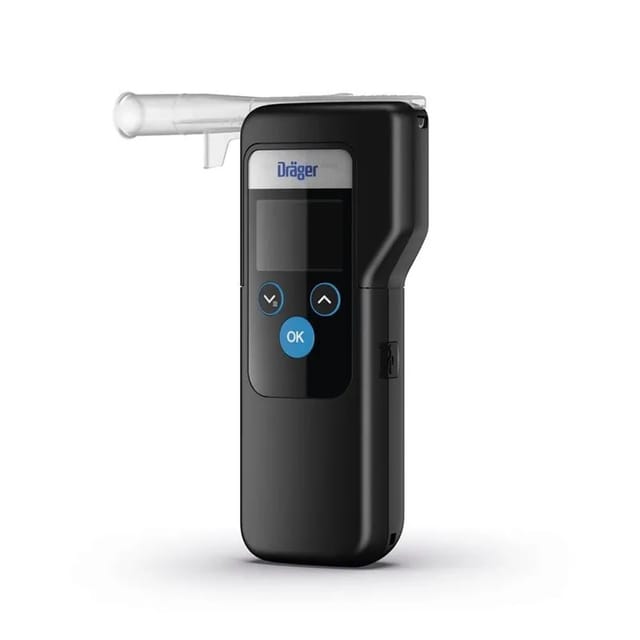 Dräger Alcotest 6000 Professioneller, Präziser, Schwarzer Alkoholtester