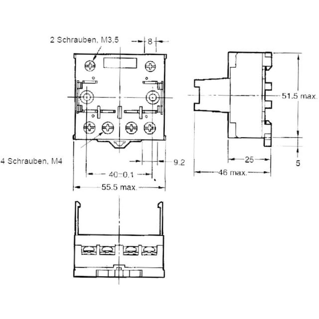 P7lf-06 Relaissockel Passend Für Serie (relais): Serie G7l (l X B X H) 55.5 X 56.5 X 3 - Omron