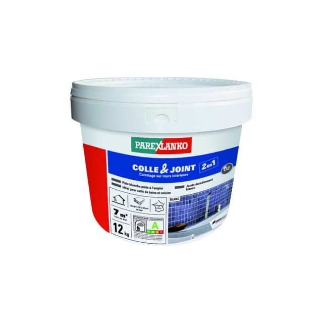 Parexlanko 2in1 Fugenleim - Weiß - 12kg - 03137