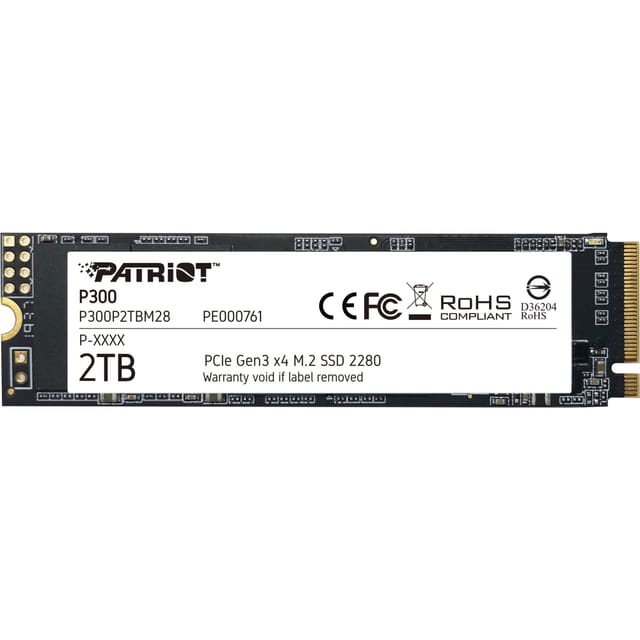 Patriot P300 2 Tb M.2 2280 Pci-ex4 Gen3 Nvme Ssd