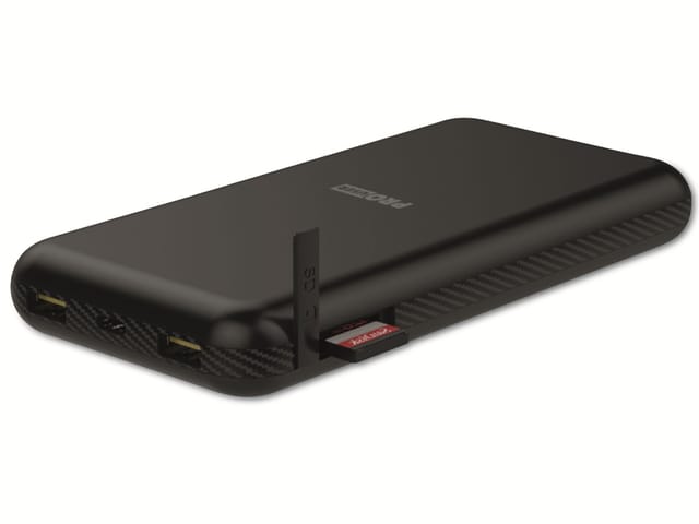 Prouser Usb Powerbank Pro User 20172, 20.000 Mah, 66w, 3-in-1-gerät, Schwarz