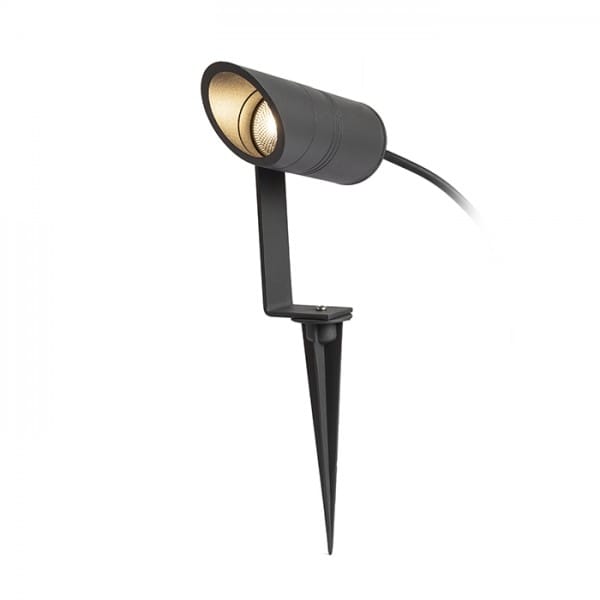 Rendl Light - Lorca Gartenstrahler Mit Pickel Grau Anthrazit 230v Led 5w Ip65 3000k
