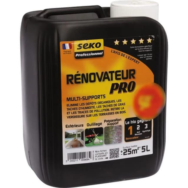 Reinigungsprodukt Seko Renovateur Pro Kraftvolle Formel Biologisch Abbaubar 5l