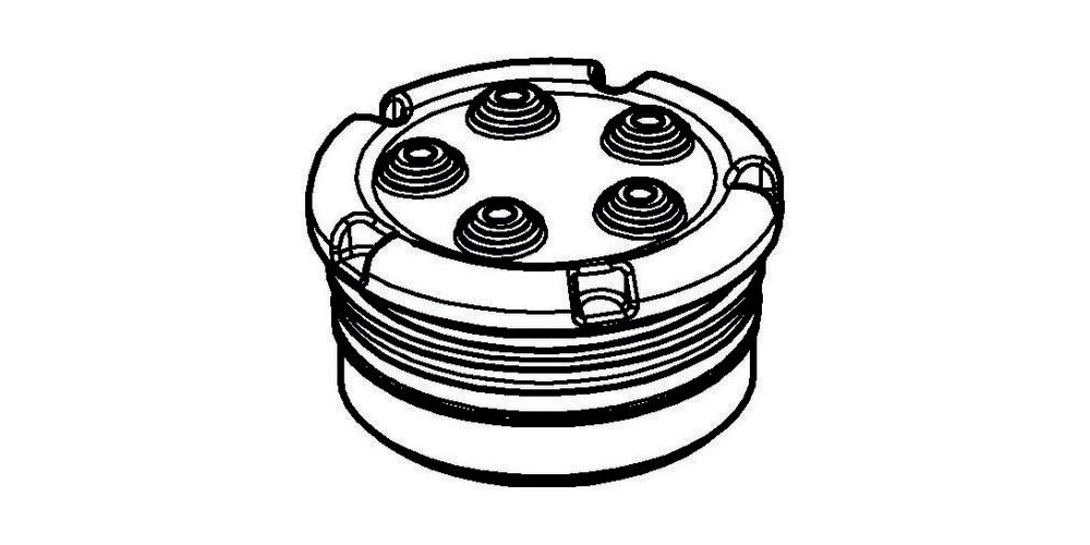 Pulsatorelement 45656 Für Pulsator-brause Schwarz