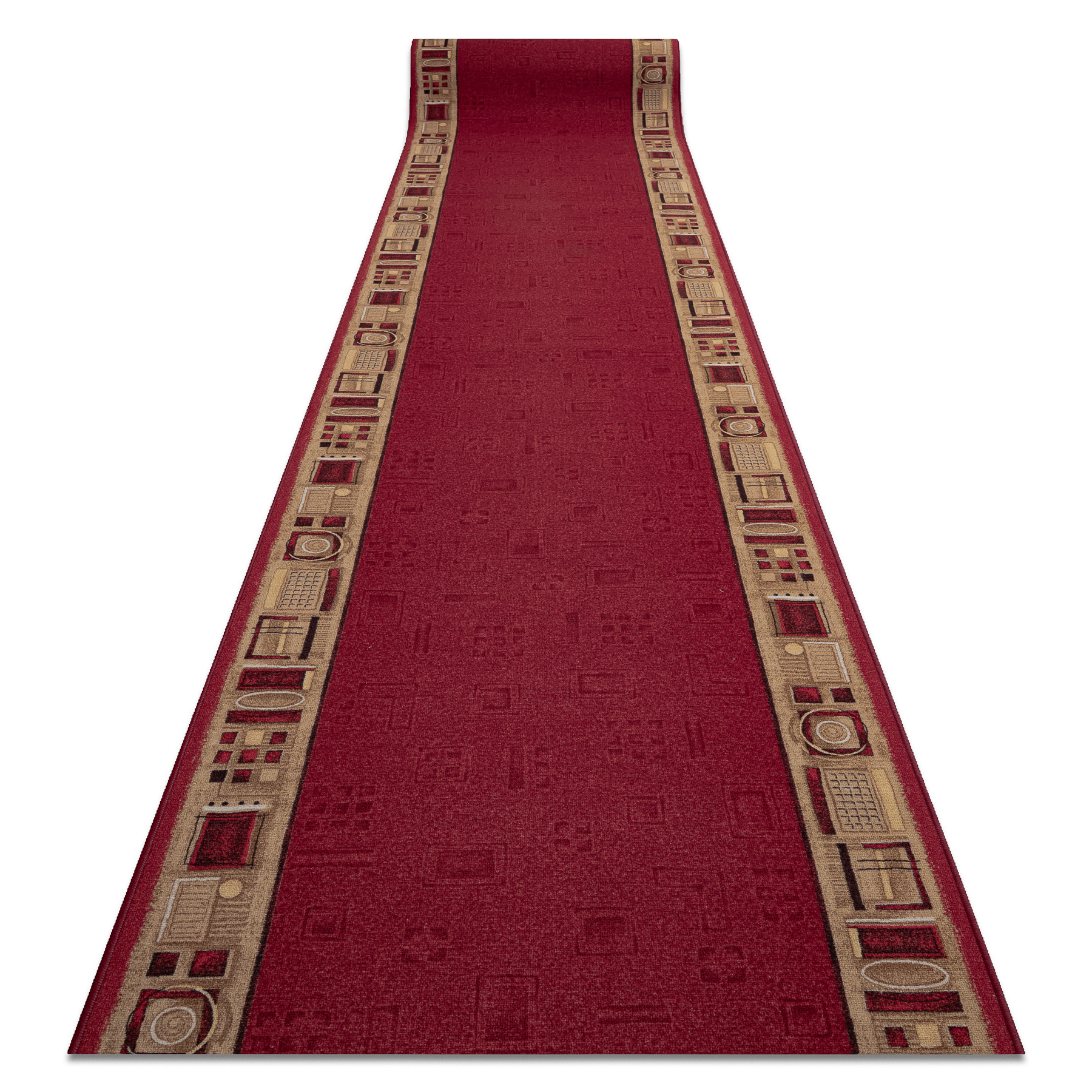 Läufer Antirutsch Jena Purpur 80cm Red 80x650 Cm