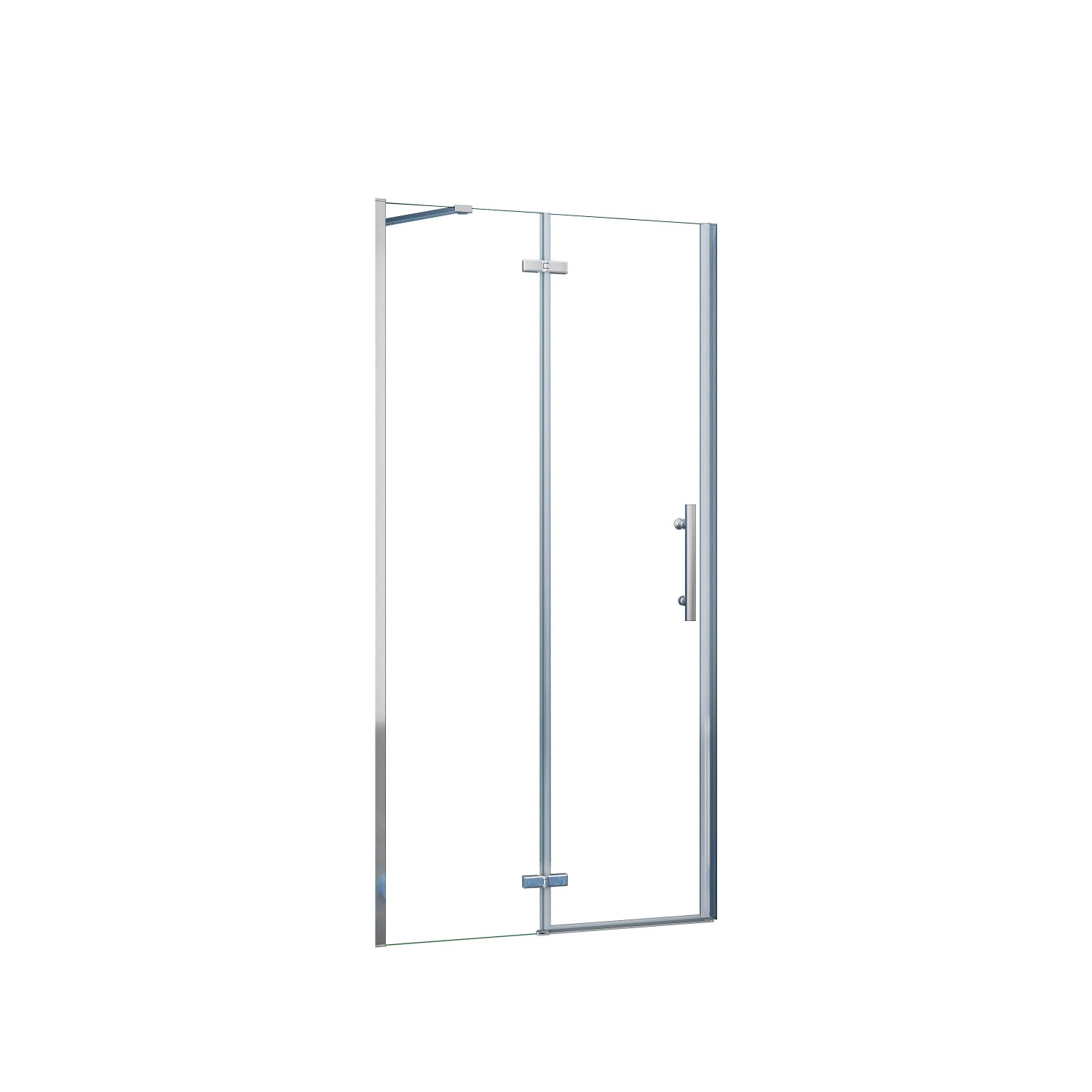 Duschparadies 100 x 185cm Duschtür Nischentür Dusche Drehtür 6mm Nano Glas Dusche