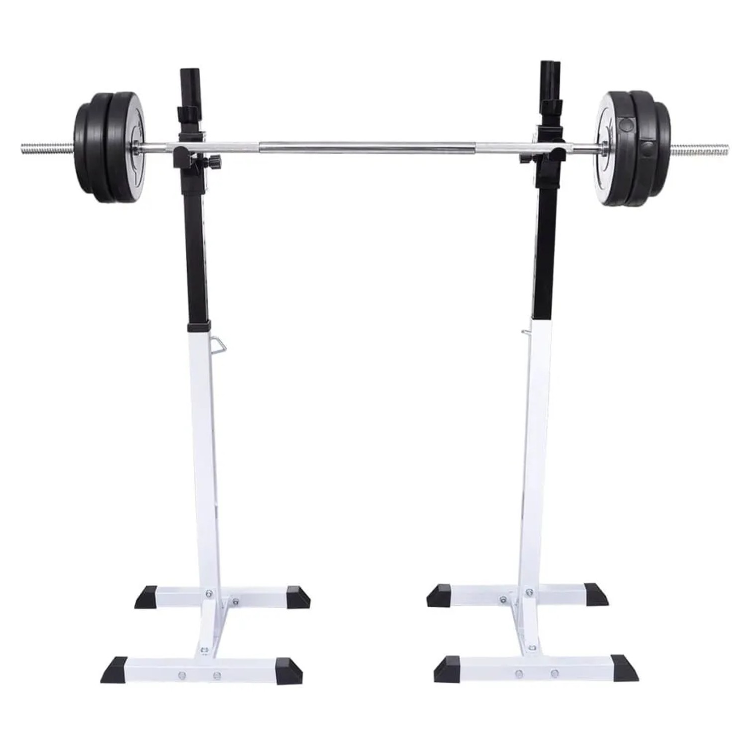 vidaXL Langhantelablage Set 90363