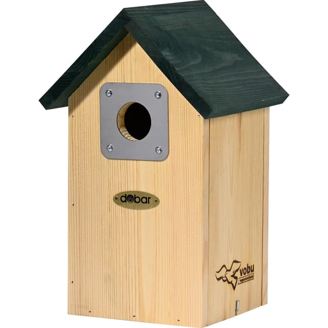 Dobar Nistkasten Vobu für Höhlenbrüter mit Spechtschutz 17,8 x 16 x 28,5 cm FSC®