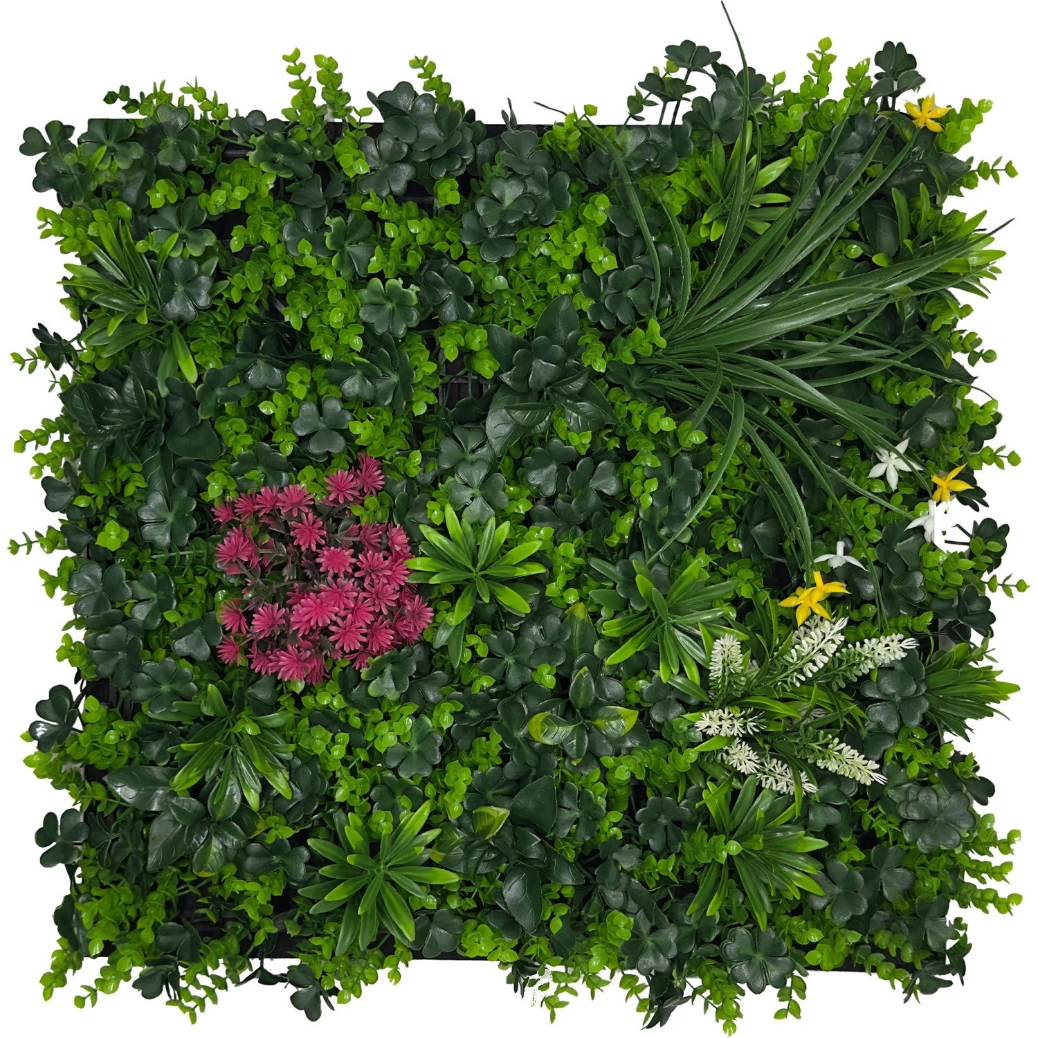 Jangal Wandpaneel Modular Wall Botanic Garden Mixed Flora 52 cm x 52 cm Grün