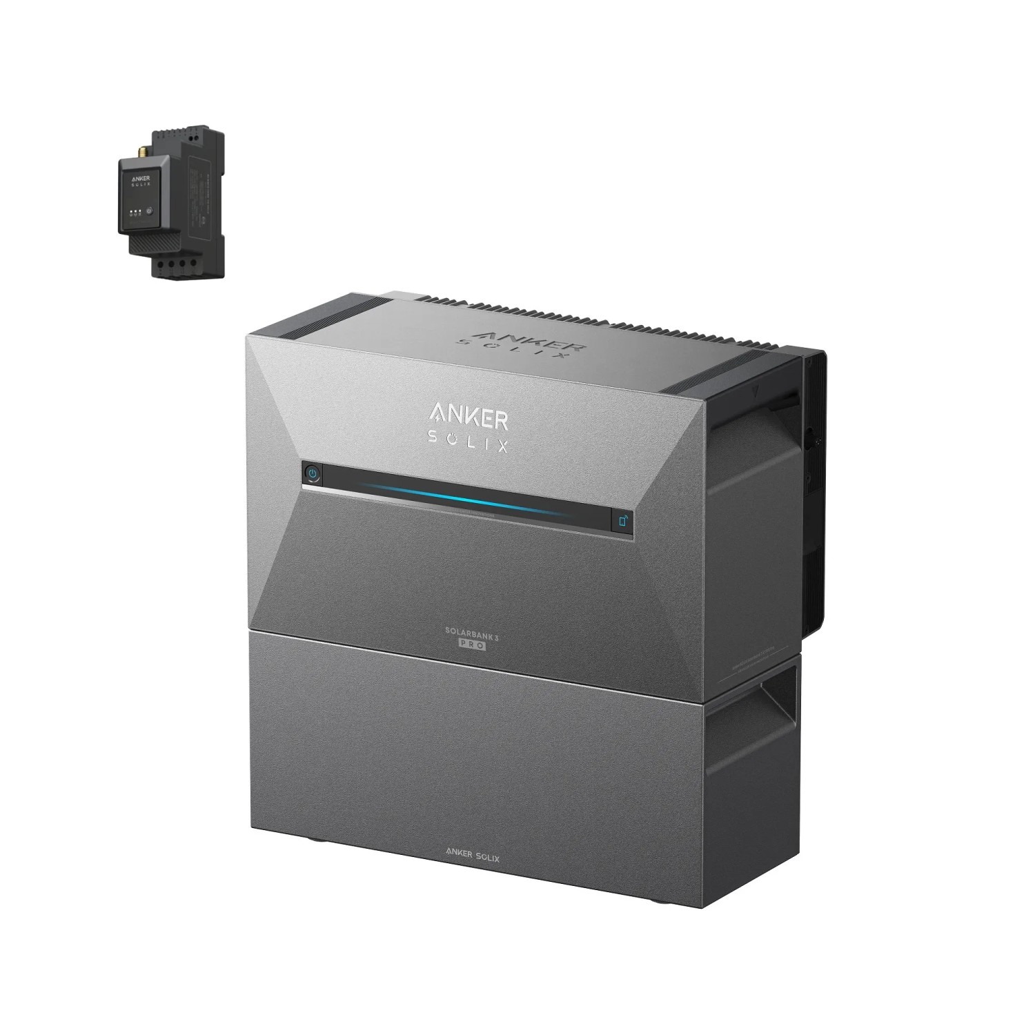Anker Solix Solarbank 3 E2700 Pro mit Erweiterungsakku BP2700 und Smart Meter