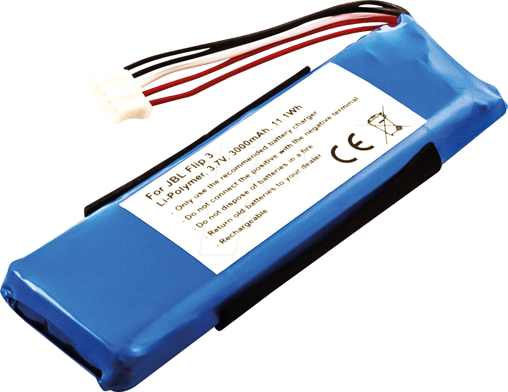 AKKU 30959 - Ersatzakku, JBL Flip 3, Li-Po, 3000 mAh