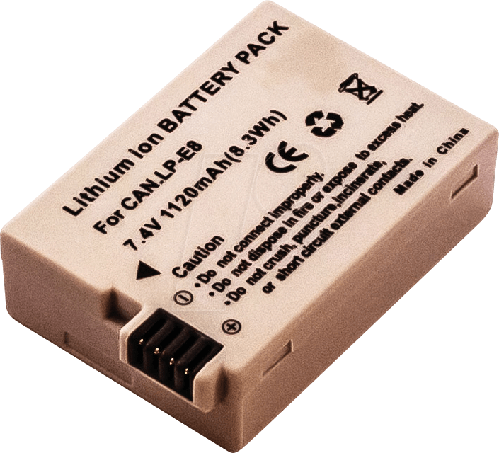AKKU 40382 - Akku, Digitalkamera, kompatibel, 1120 mAh