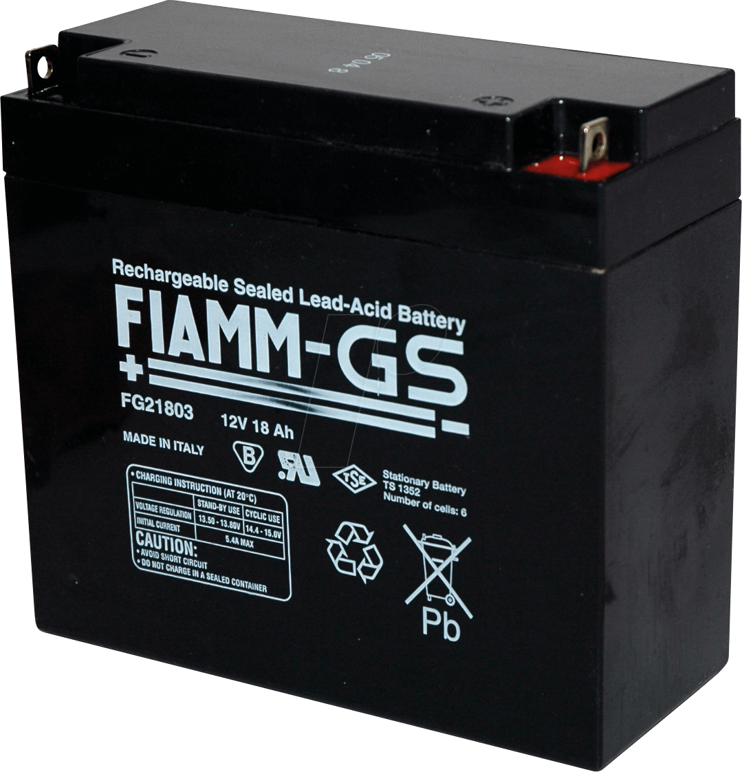 FI FG 12-18 - Blei-Vlies-Akku, 12 V, 18,0 Ah
