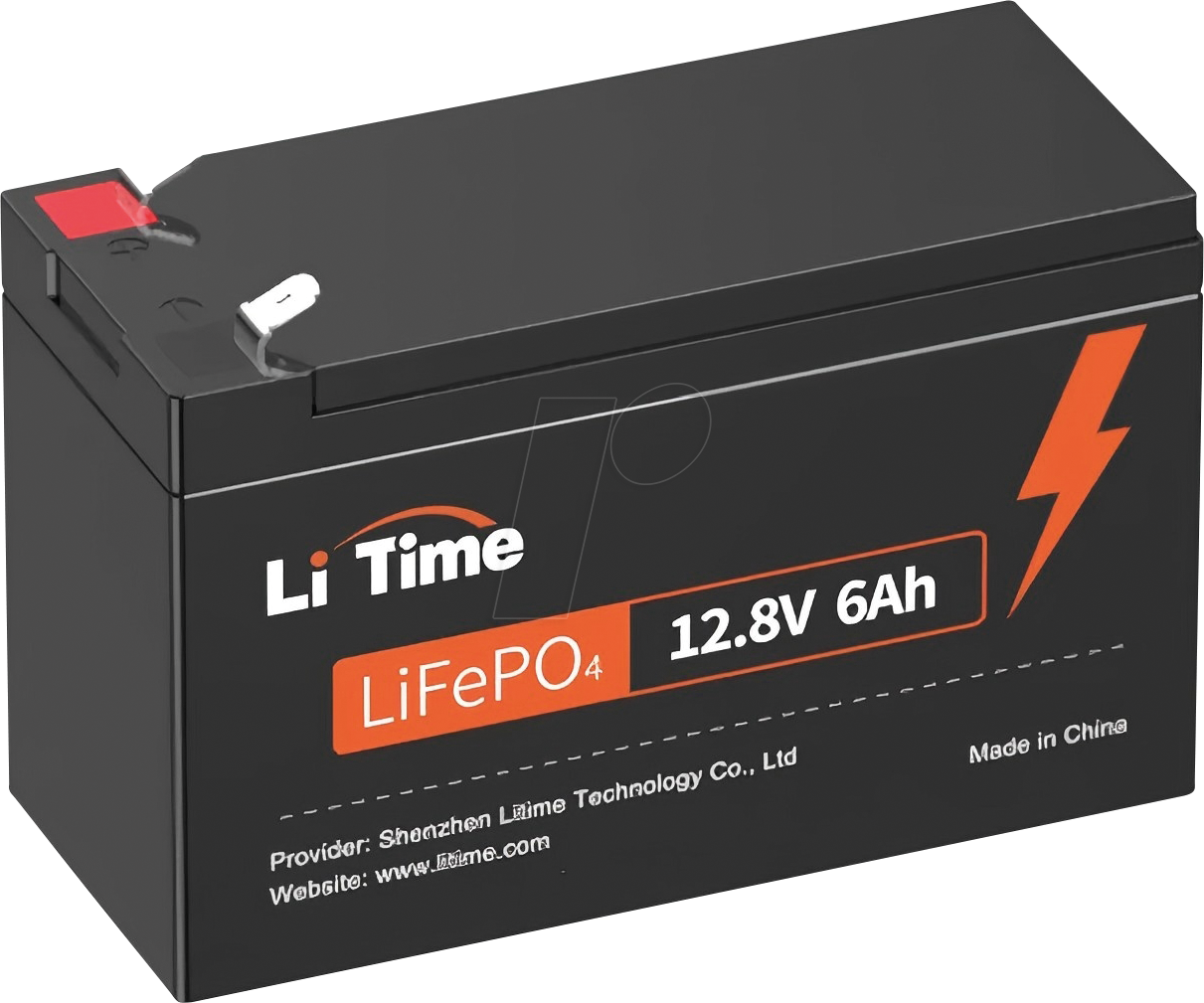 LI12-6 - Lithium-Akku, LiFePO4, 12,8 V, 6 Ah