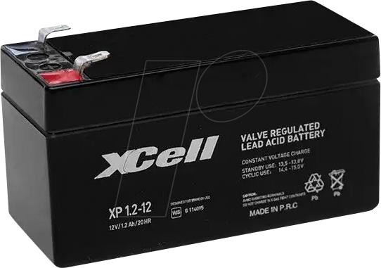 XCELL XP1.2-12 - Blei-Vlies-Akku, 12 V, 1,2 Ah