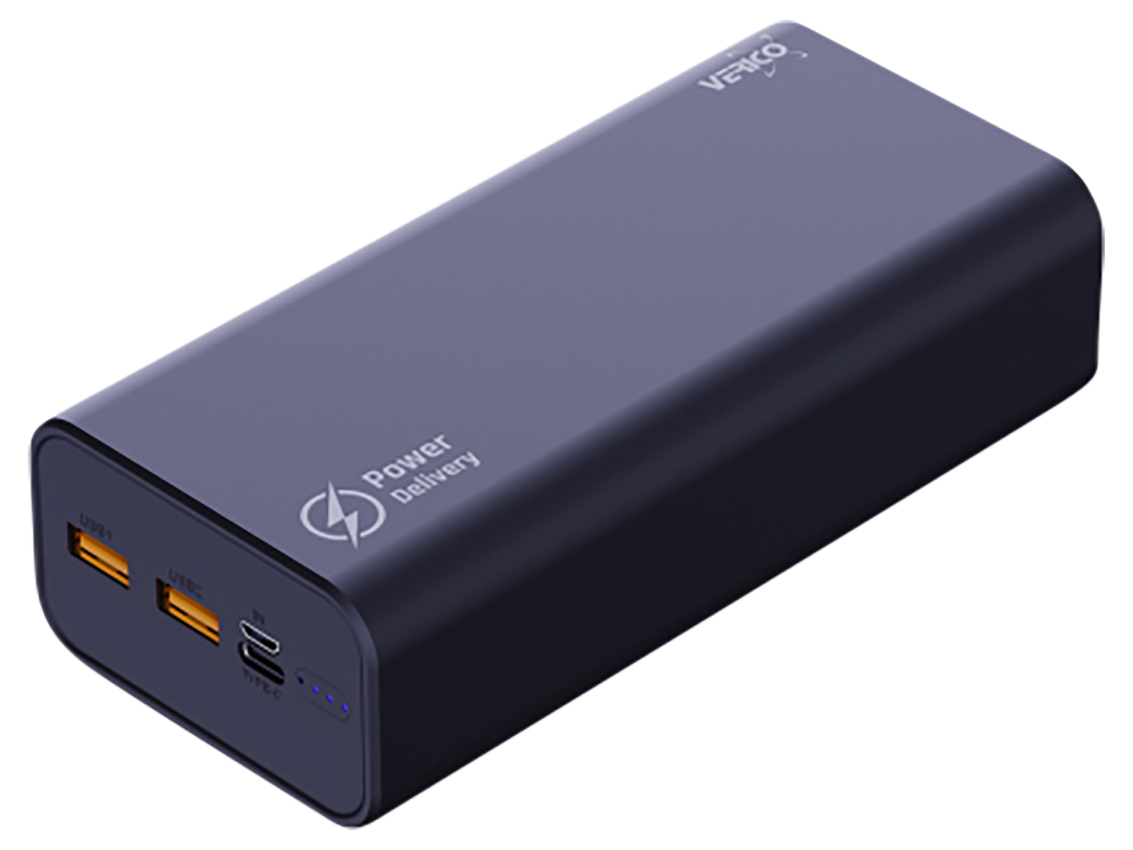 VERICO Powerbank POWERPRO PD V2, 22,5W, 24.000mAh, 2xUSB-C, 1xMicro-USB, 1xTyp-C