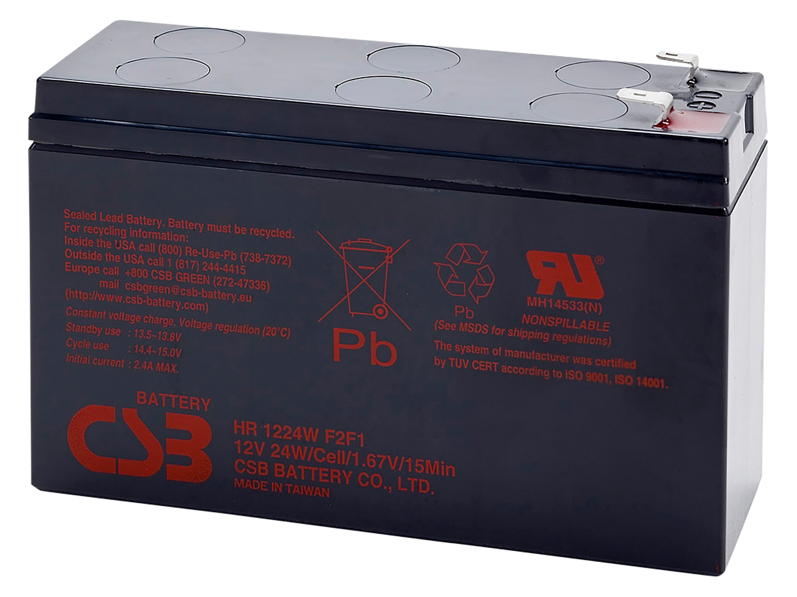 Bleiakku 12V / 24 W