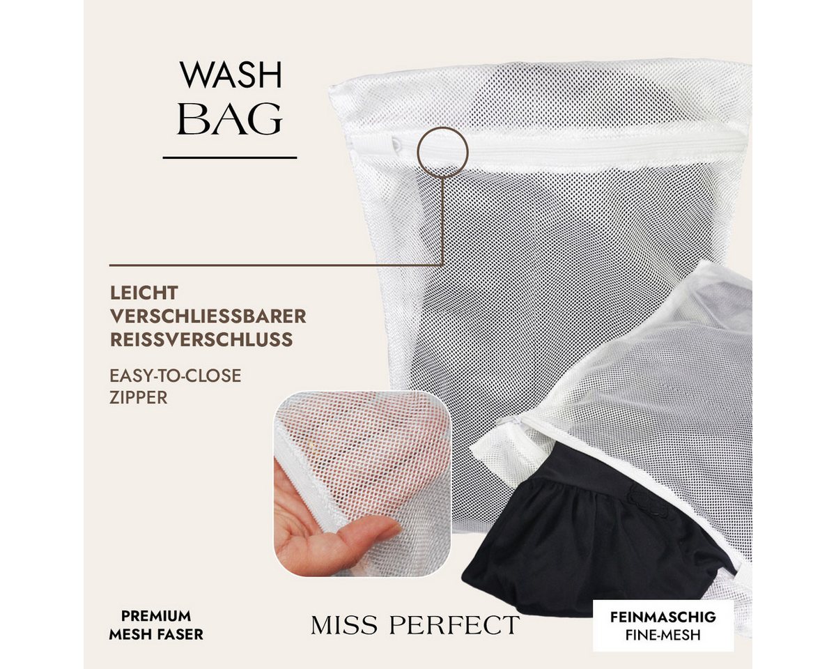 Miss Perfect Wäschenetz 04007-30, Wash Bag Fine-Mesh – Wäschebeutel für empfindliche Textilien Bild 3