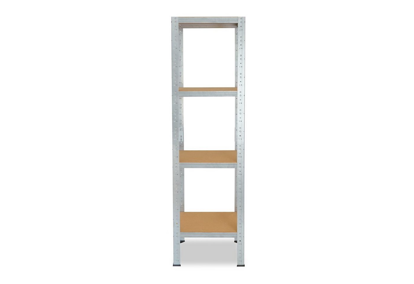 shelfplaza Schwerlastregal HOME, 140x50x50cm verzinkt, 4 Böden, Kellerregal, Garagenregal, Steckregal Bild 5