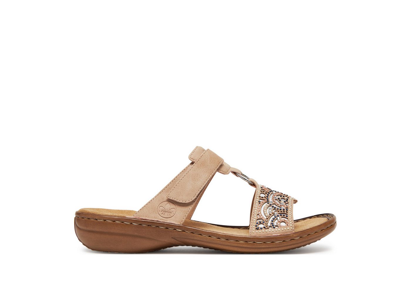 Rieker Rieker Damen-Flip-Flops Beige 608K2-31 Badepantolette Bild 3
