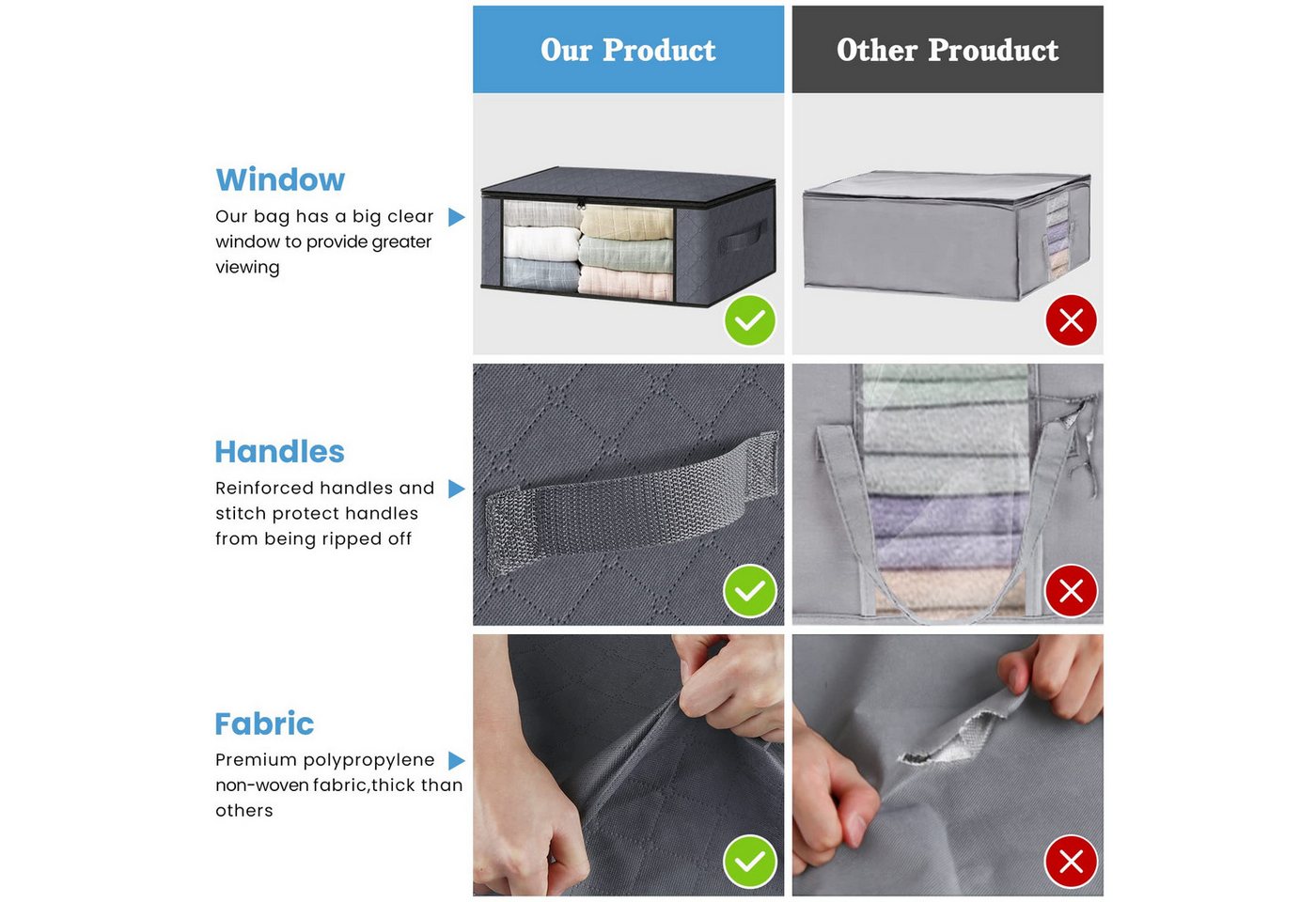 MOPUEA Aufbewahrungstasche Sofa-Aufbewahrungstasche, hängende Betttasche, rutschfest, mit Fach (Set, 4-tlg., Großes Fassungsvermögen), Sortieren Sie alles und sparen Sie Platz