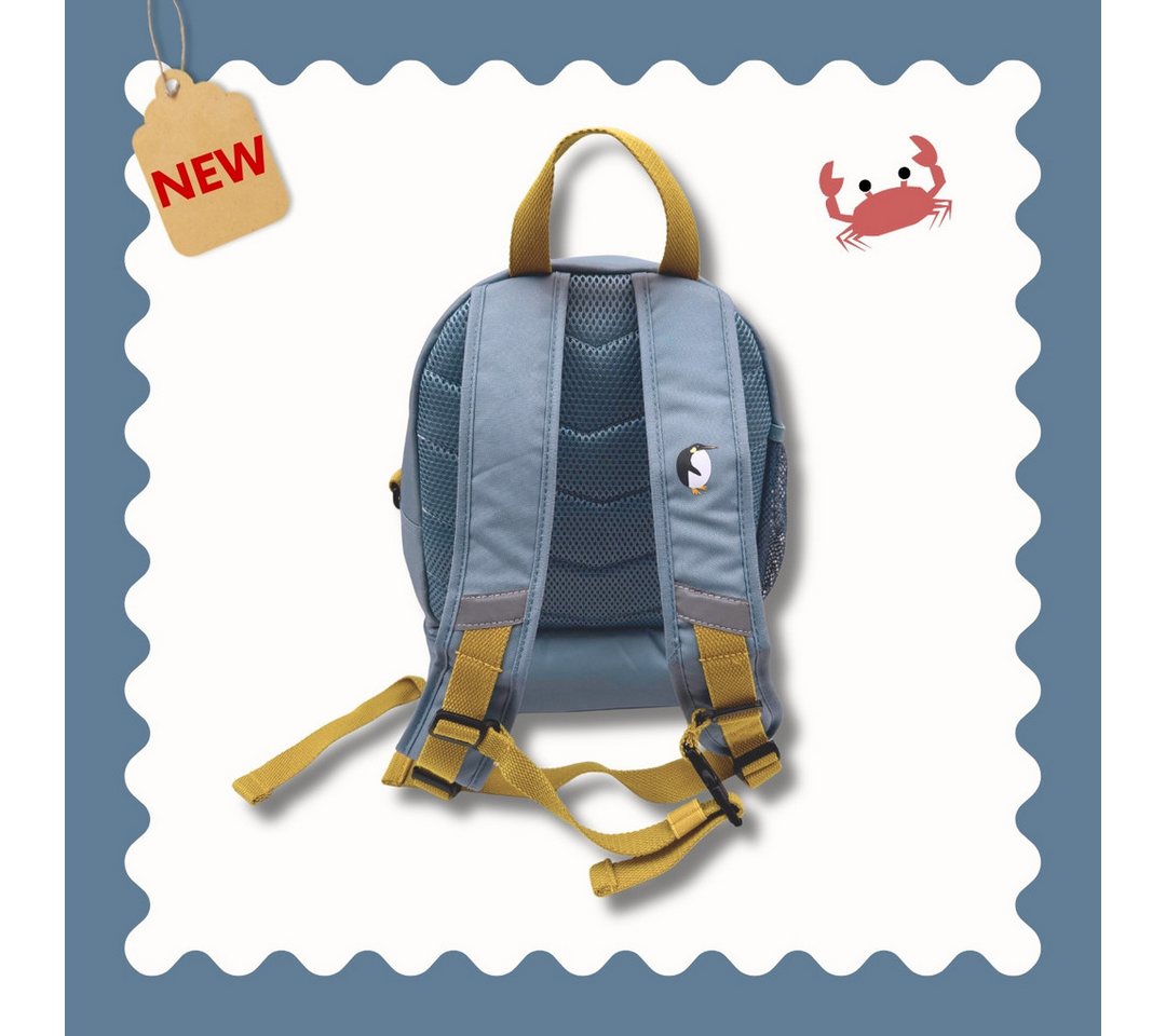 JENARD Kinderrucksack JENARD® Kinder 4er-Set Creme – Rucksack, Trinkflasche, 2 Brotdosen Bild 5