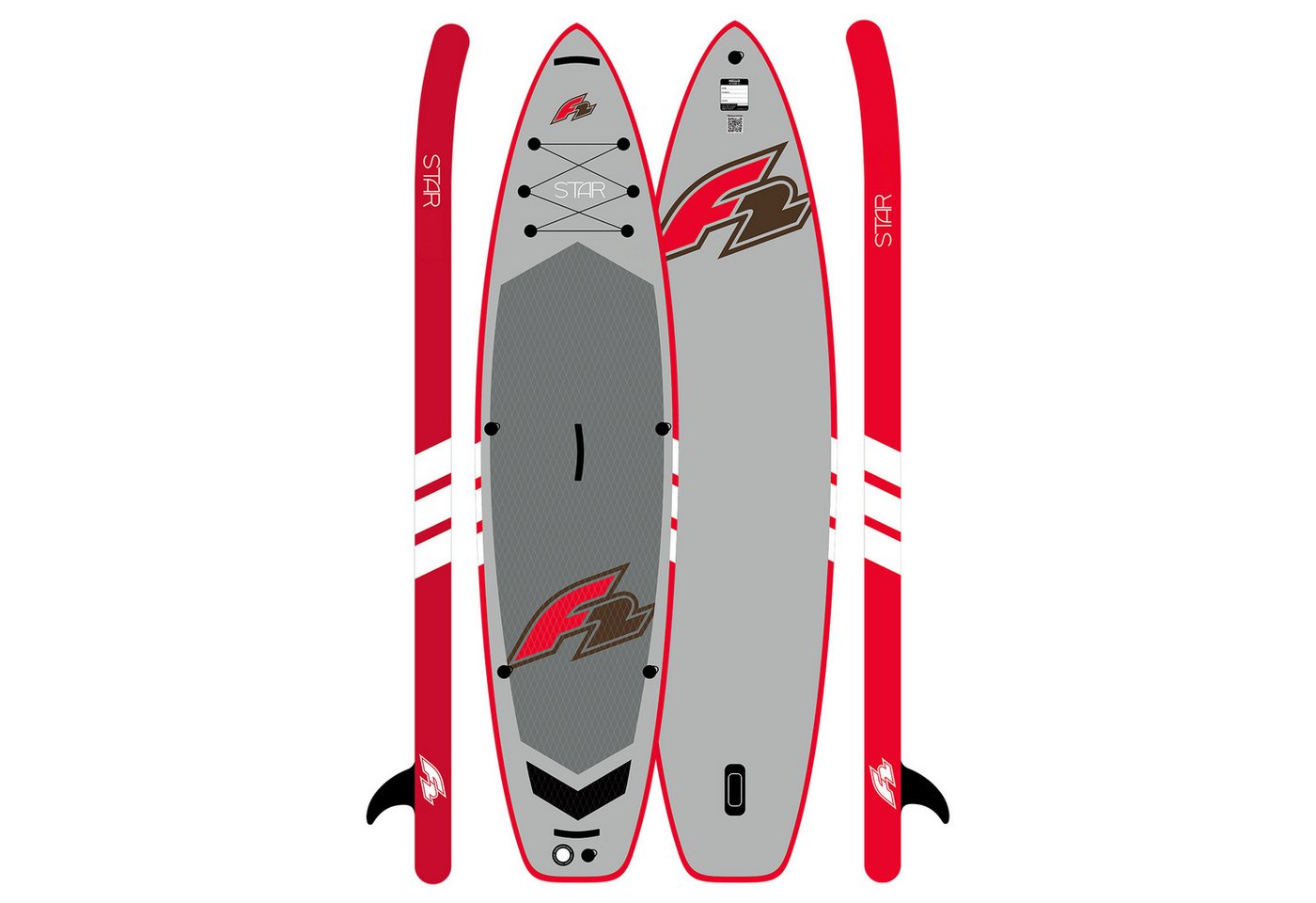 F2 SUP-Board F2 SUP Stand Up Paddle Board Star Grau 350cm Board Only 11,5, Stand up paddle board
