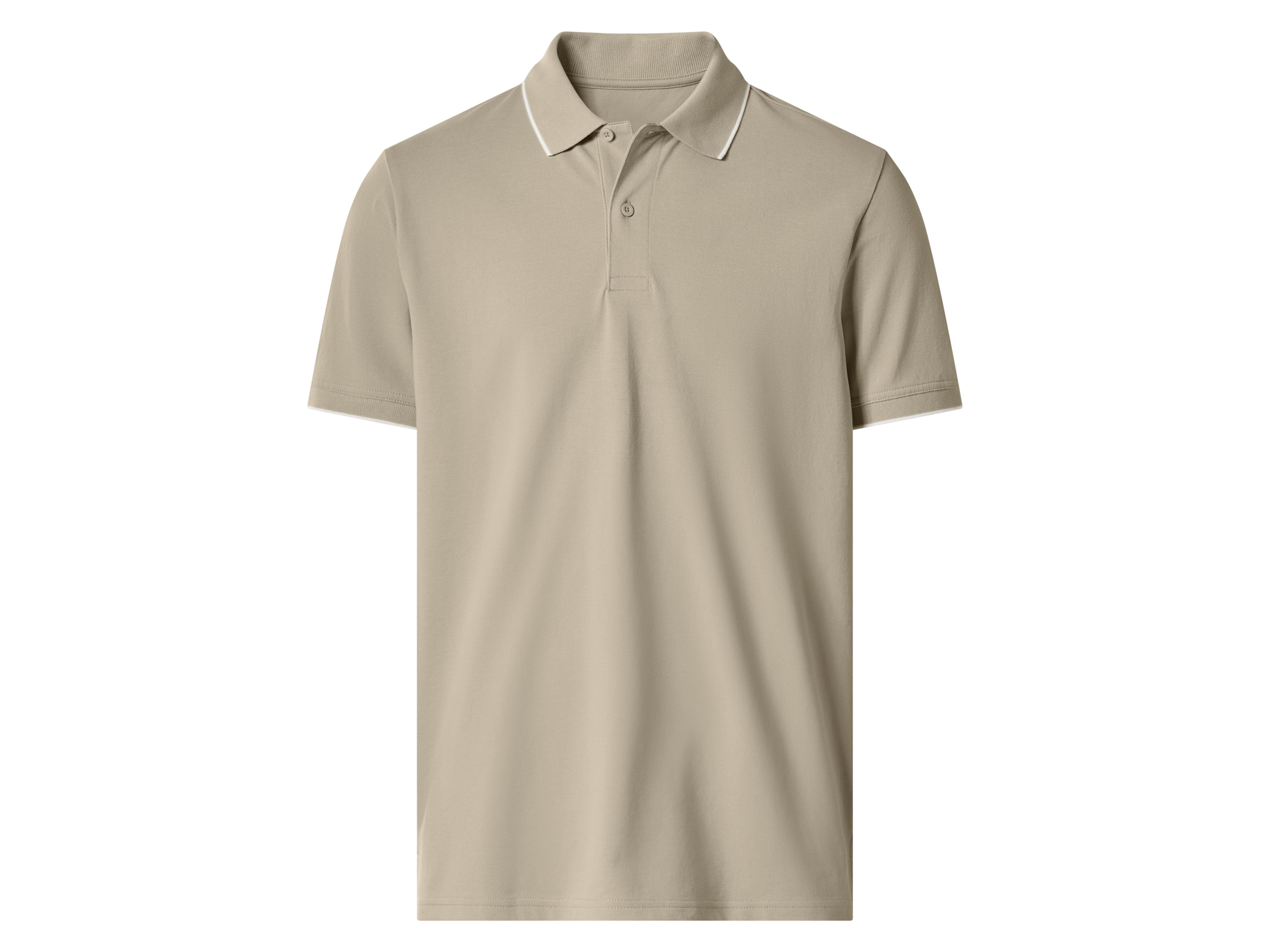 ESMARA MEN Herren Piqué Poloshirt (Beige, S (44/46)) Bild 2