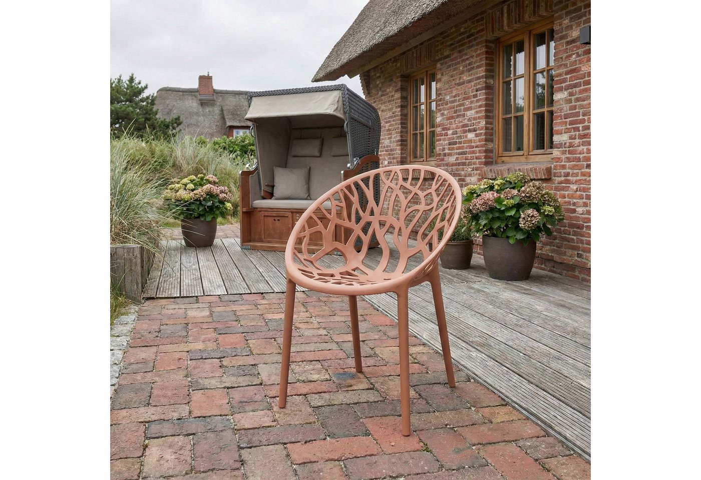 CLP 2er Set Stuhl Hope Farbe:terracotta Bild 3