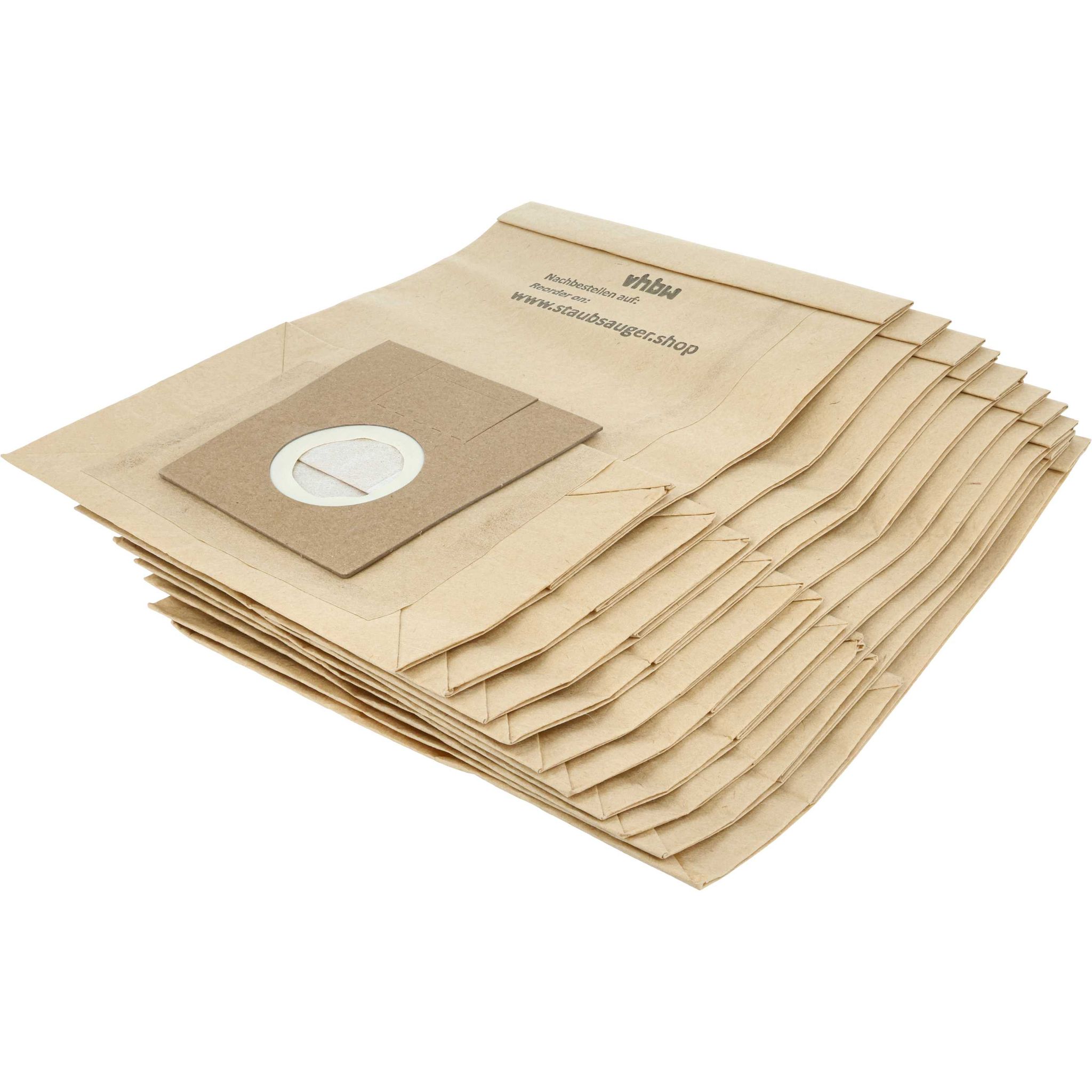 10x Staubsaugerbeutel Kompatibel Mit Lloyds 497/507, 567/167, 709/193, 720/914, 750/468 Staubsauger - Papier, 25cm X 19cm Sandfarben - Vhbw