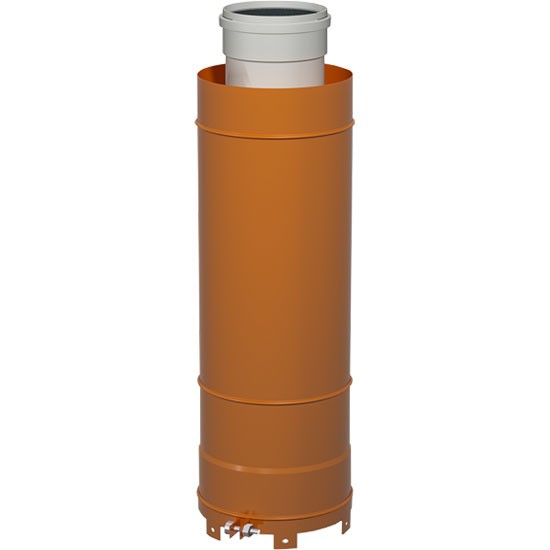 Az-überdachverläng. D=110/150 0,5m Rot Von Viessmann - 7373252