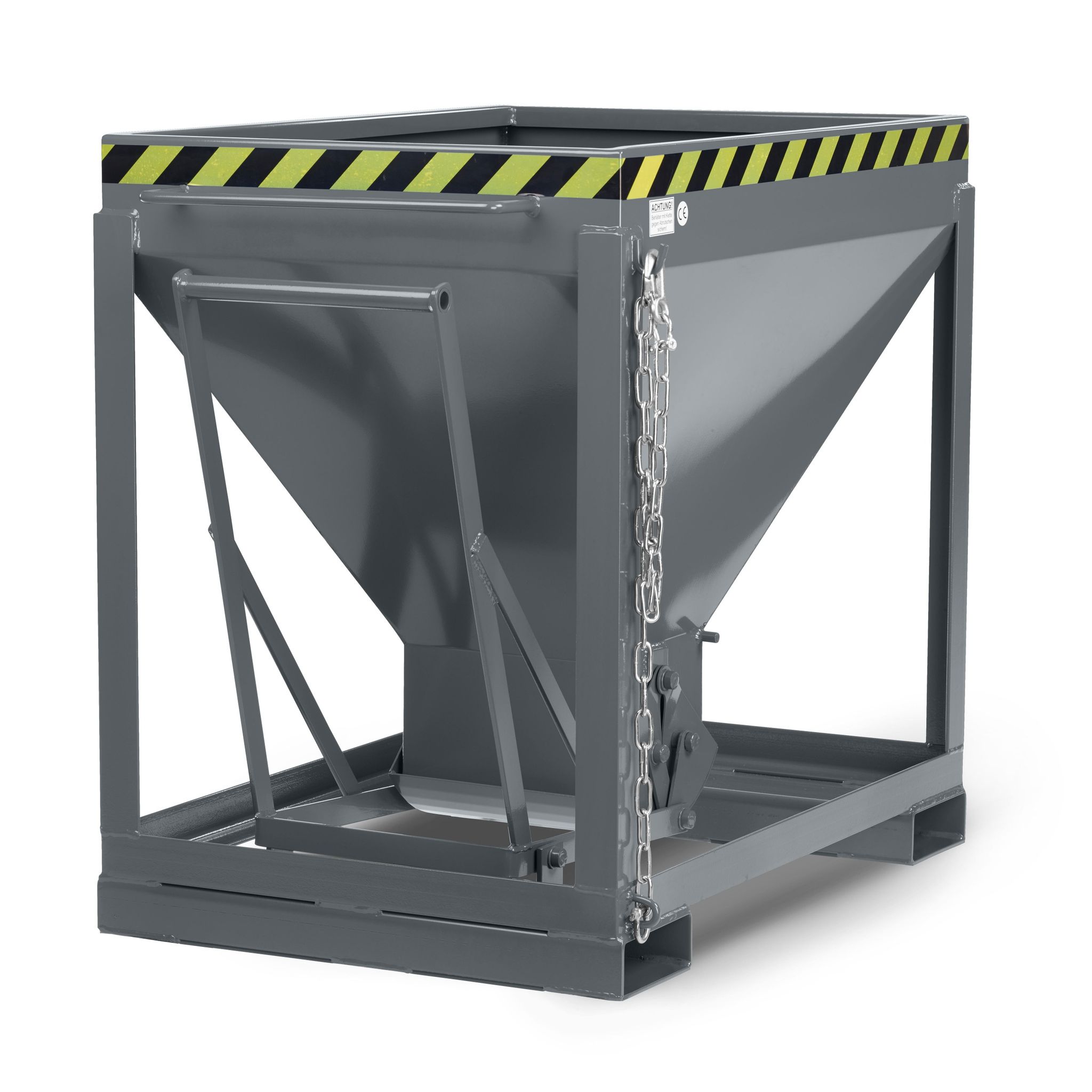 Rr Industrietechnik Silowagen Typ Rsl 375dm³ Stationär Ral 7005 Mausgrau