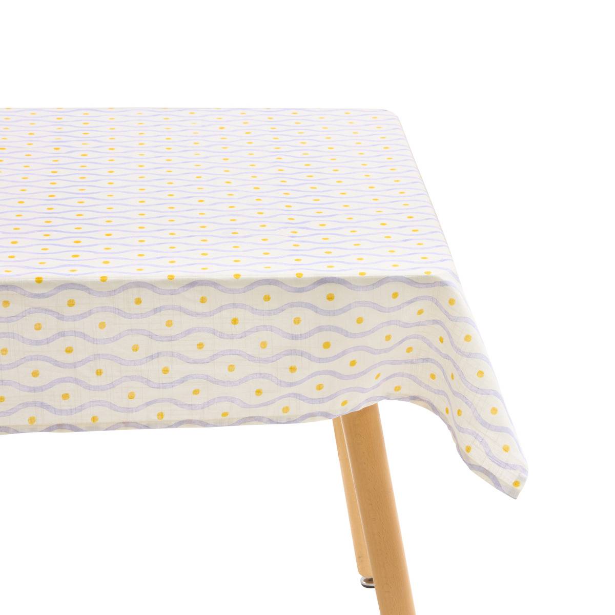 Tischdecke Cot Slub Fruity 140x240 - Atmosphera Créateur D'Intérieur
