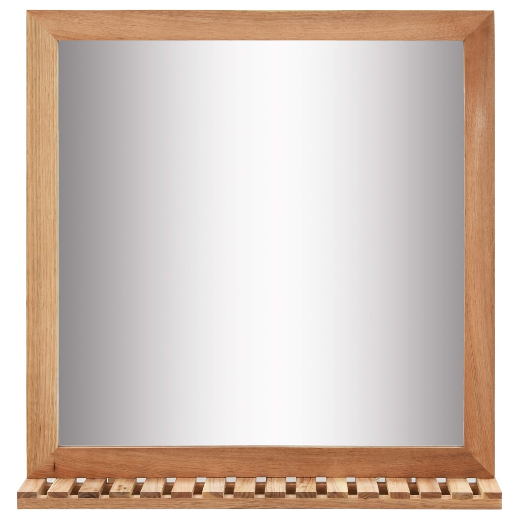 Maison Exclusive - Badezimmerspiegel 60×12×62 Cm Walnuss Massivho