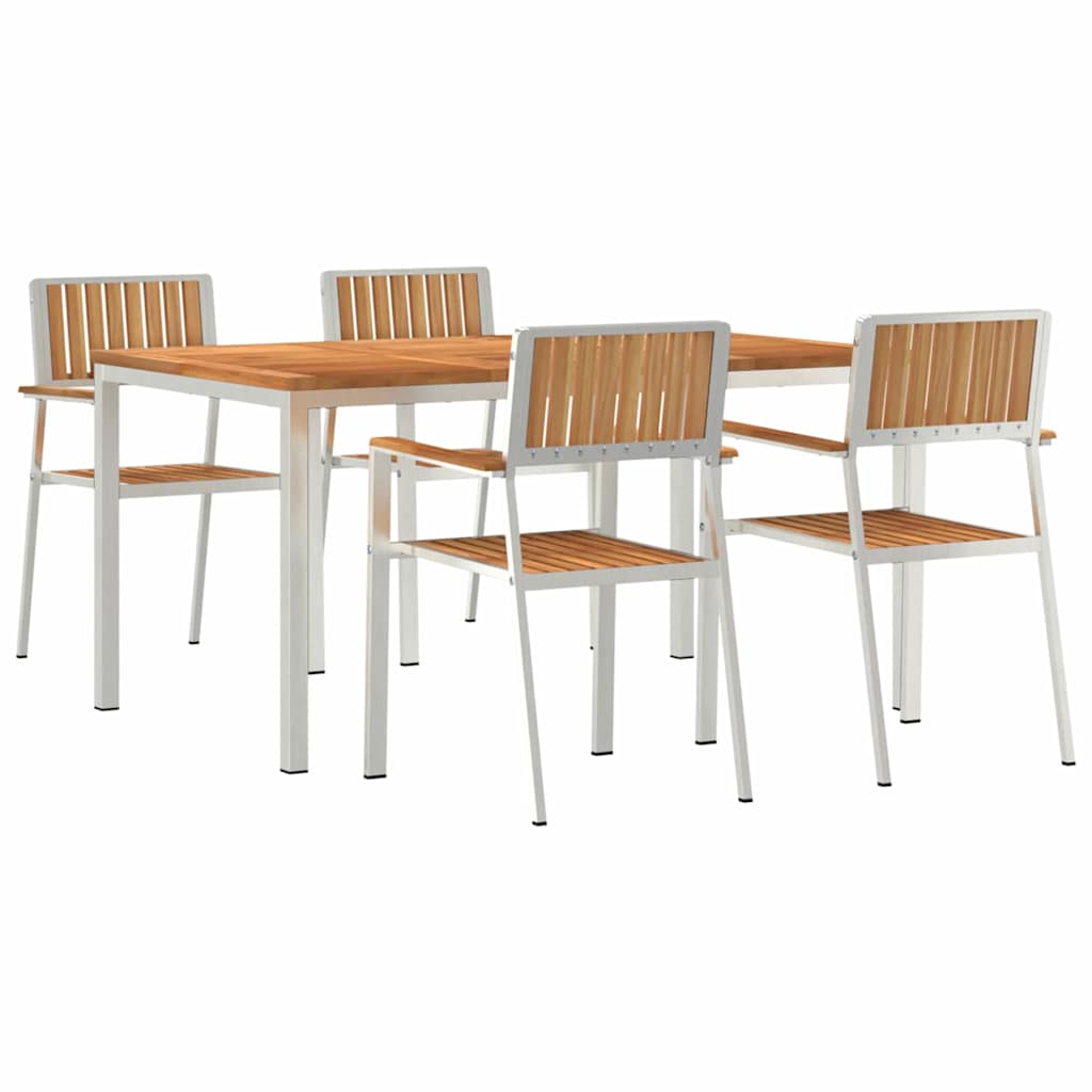 Maison Exclusive - Outdoortisch-set 5 Stk. 150 X 90 X 75 Cm