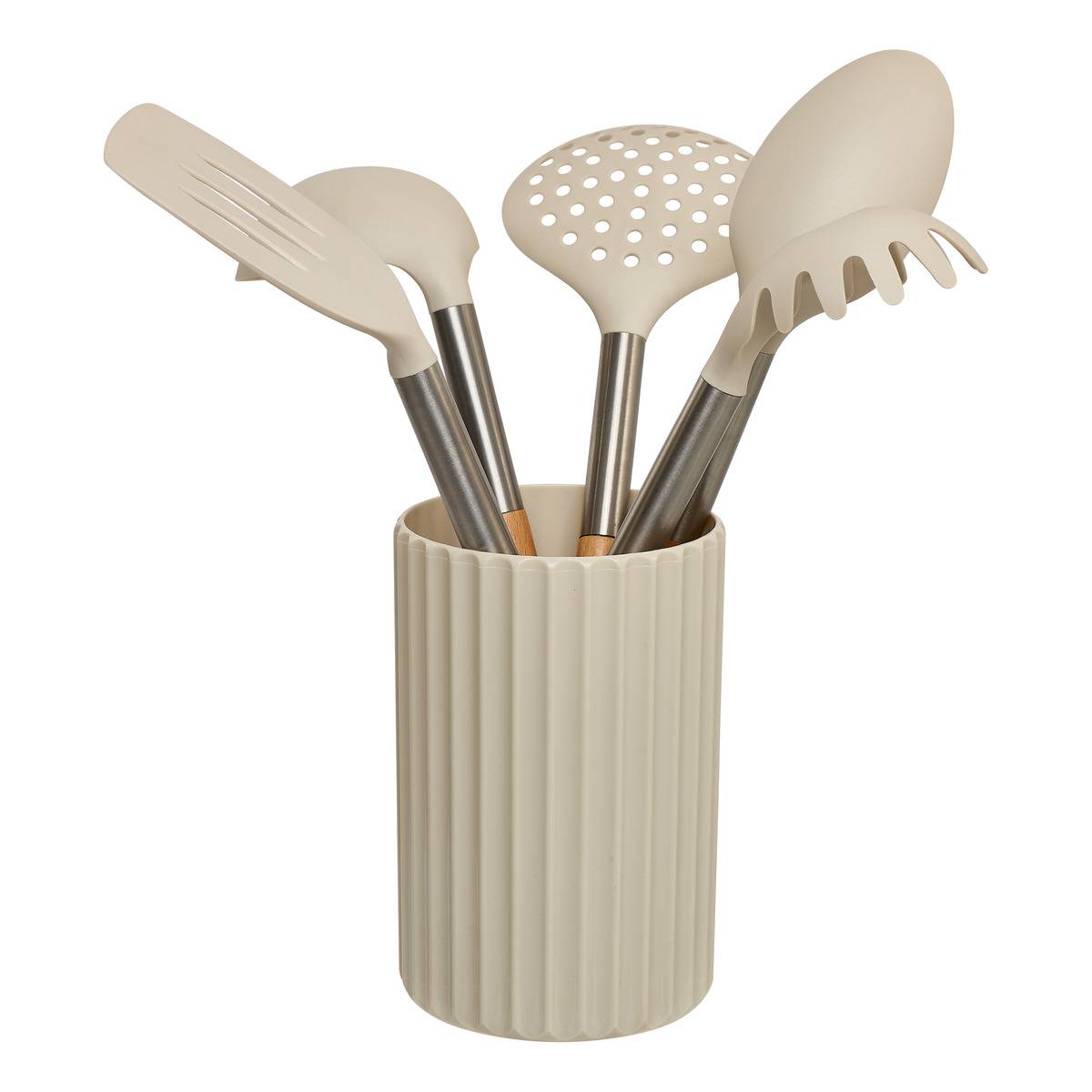 5-teiliges Besteckset „équilibre“, Beige - 5five