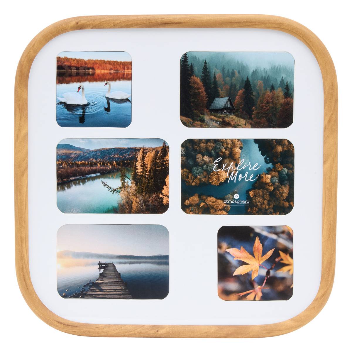 Babetta-fotocollage, 6 Fotos, Braun - Atmosphera Créateur D'Intérieur
