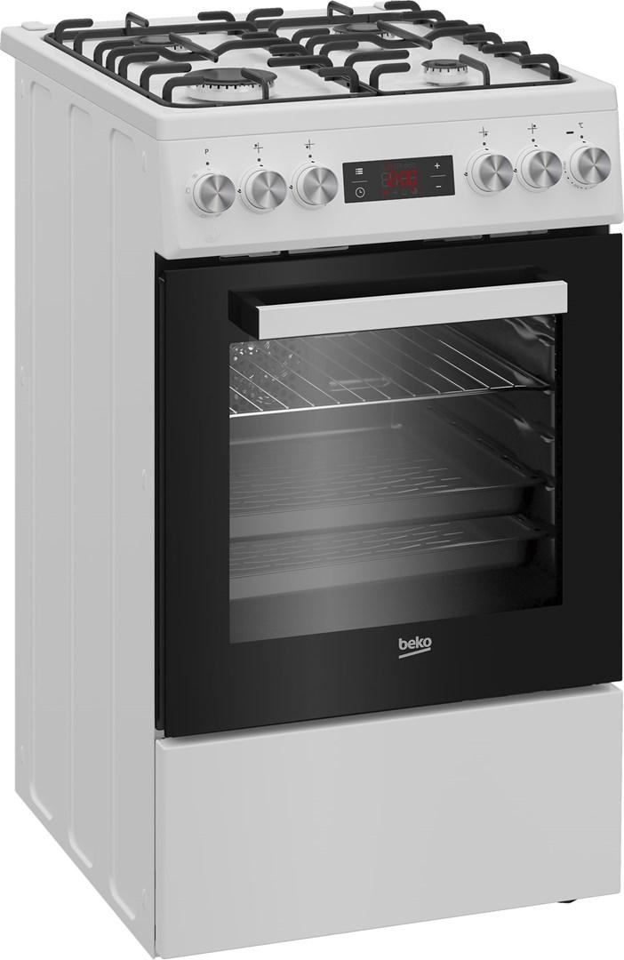 Beko Fse52323dwd Gas-elektroherd Weiß 55l