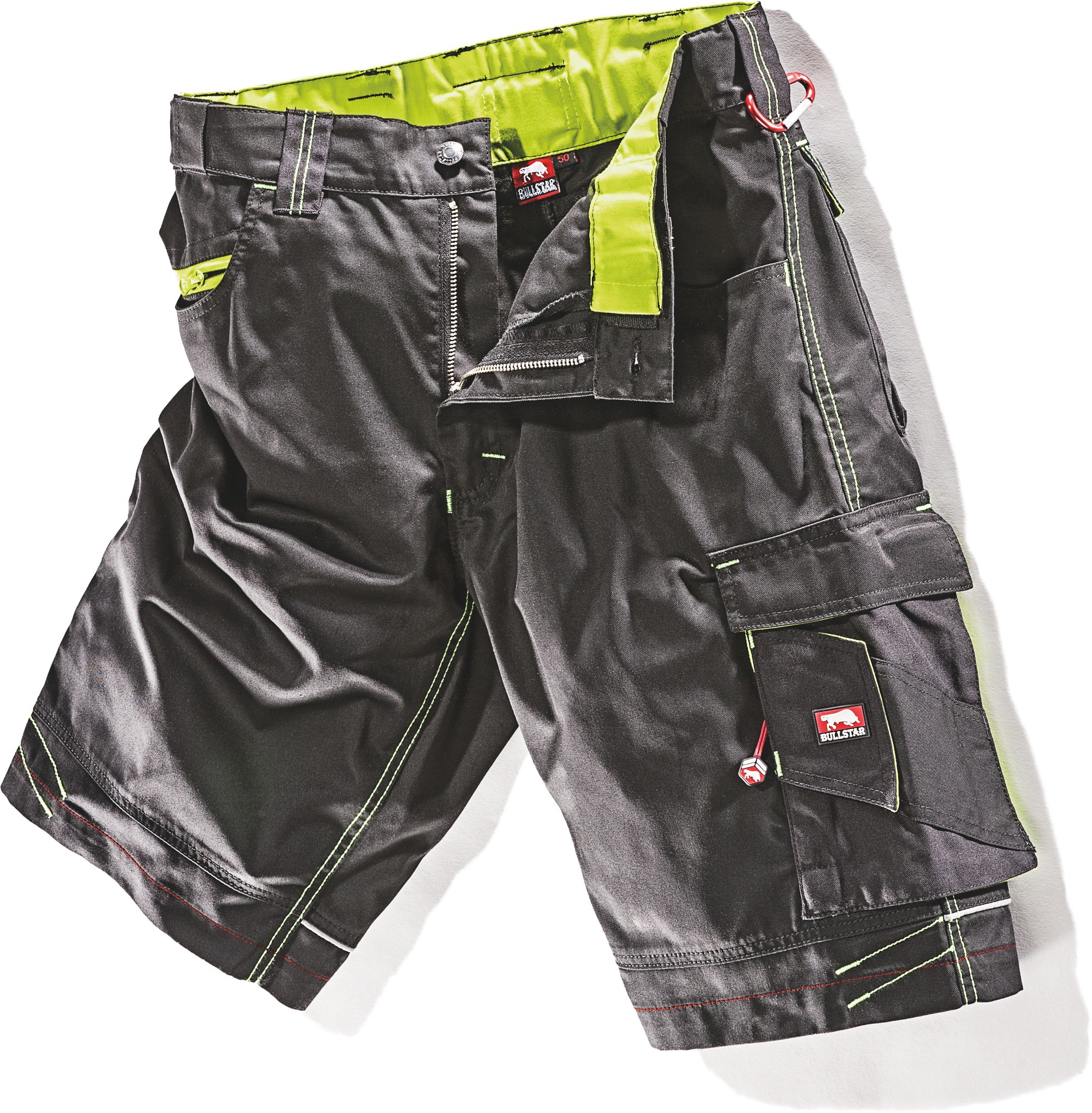 Bullstar Arbeitsshort Ultra (farbe Schwarz, Größe 48, Mit Easy-more-dehnbund)