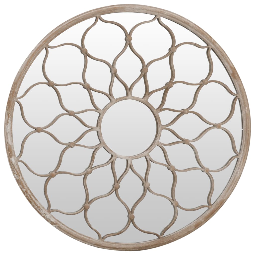 Maison Exclusive - Gartenspiegel Sand 40x3 Cm Eisen Rund