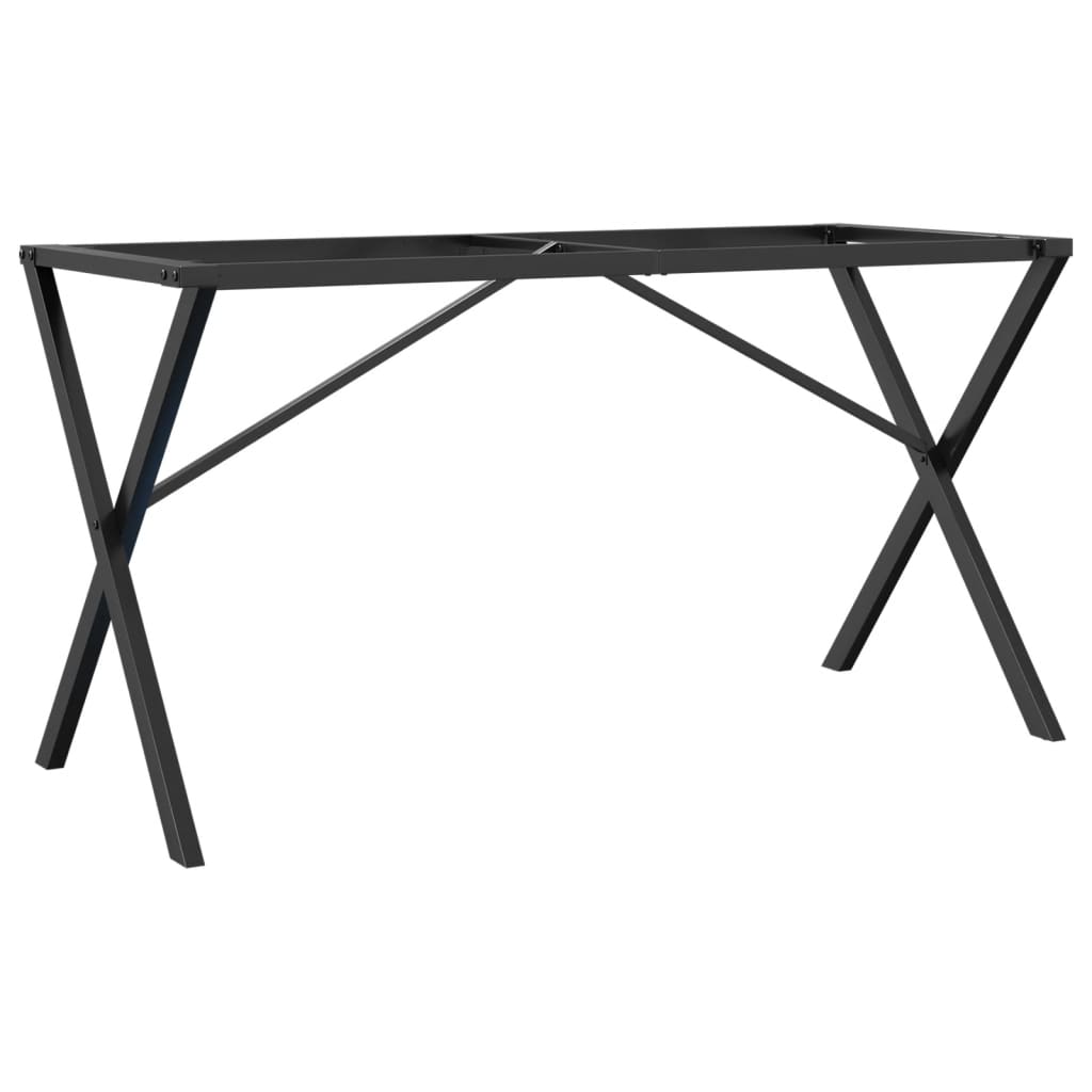 Maison Exclusive - Esstisch-gestell In X-form 140x60x73 Cm Stahl