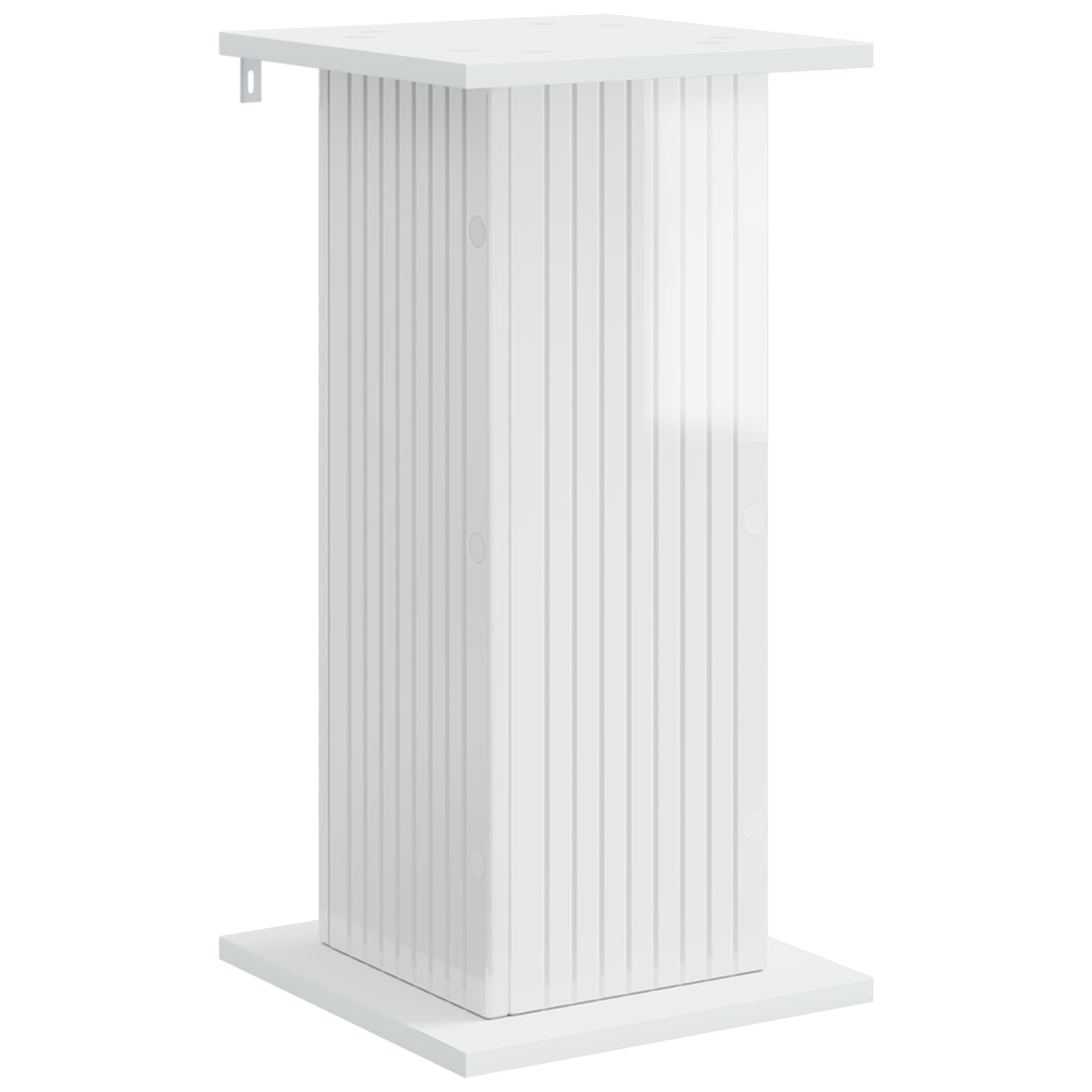 Maison Exclusive - Pflanzenständer Hochglanz Weiß 30,5 X 30 X 60,