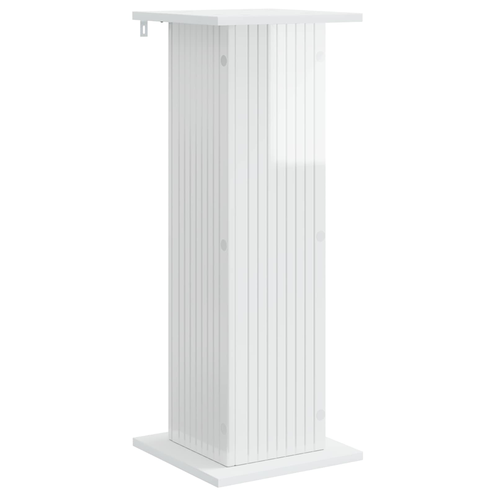 Maison Exclusive - Pflanzenständer Hochglanz Weiß 30,5 X 30 X 80,
