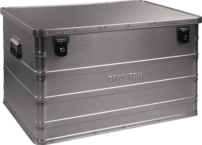 Aluminiumbox L790xb560xh475mm 184l M.klappverschluss U.zylinderschl.tecwerk