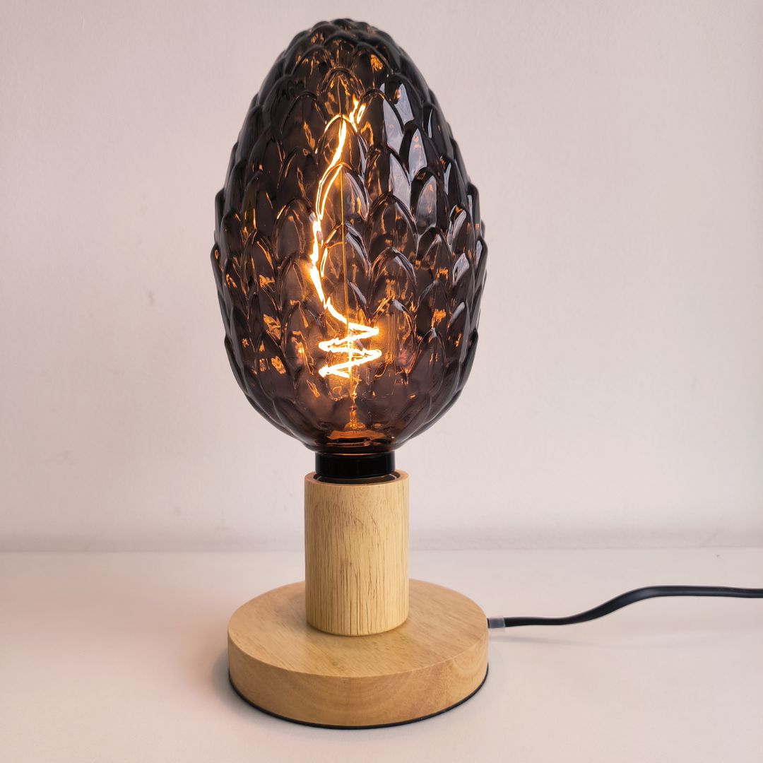 Dekorative Led-filamentlampe E27 4w 1800k Ananas Grauer Kristall