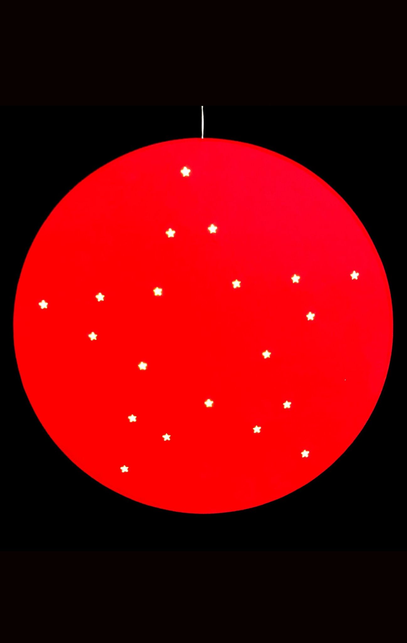 Rote Led-baumdecke Für Weihnachtsbaum